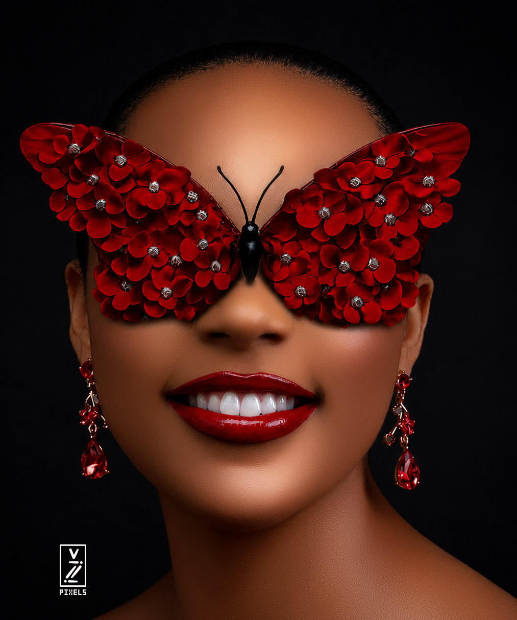 Butterfly face